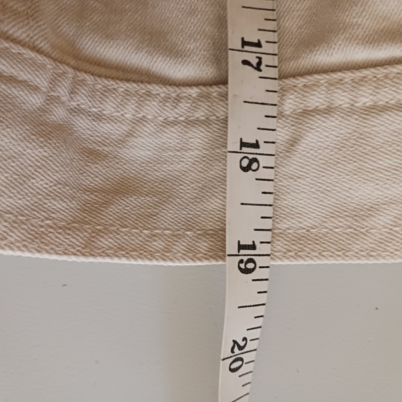 Short Sleeves White denim jacket - Picture 8 of 8